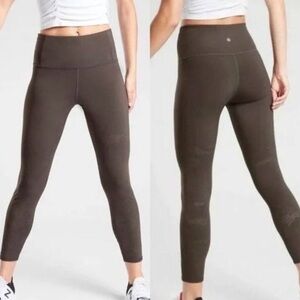 Athleta Womens Persistence laser Cut 7/8 Tight, Small